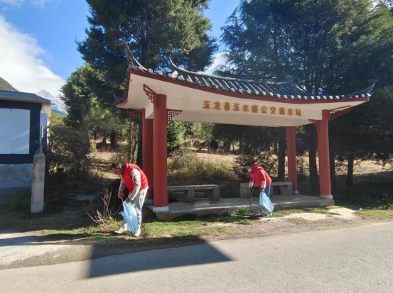玉水寨景区环境卫生大扫除